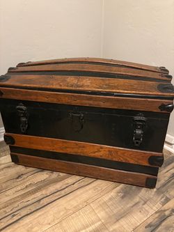 Incredible Antique Trunk