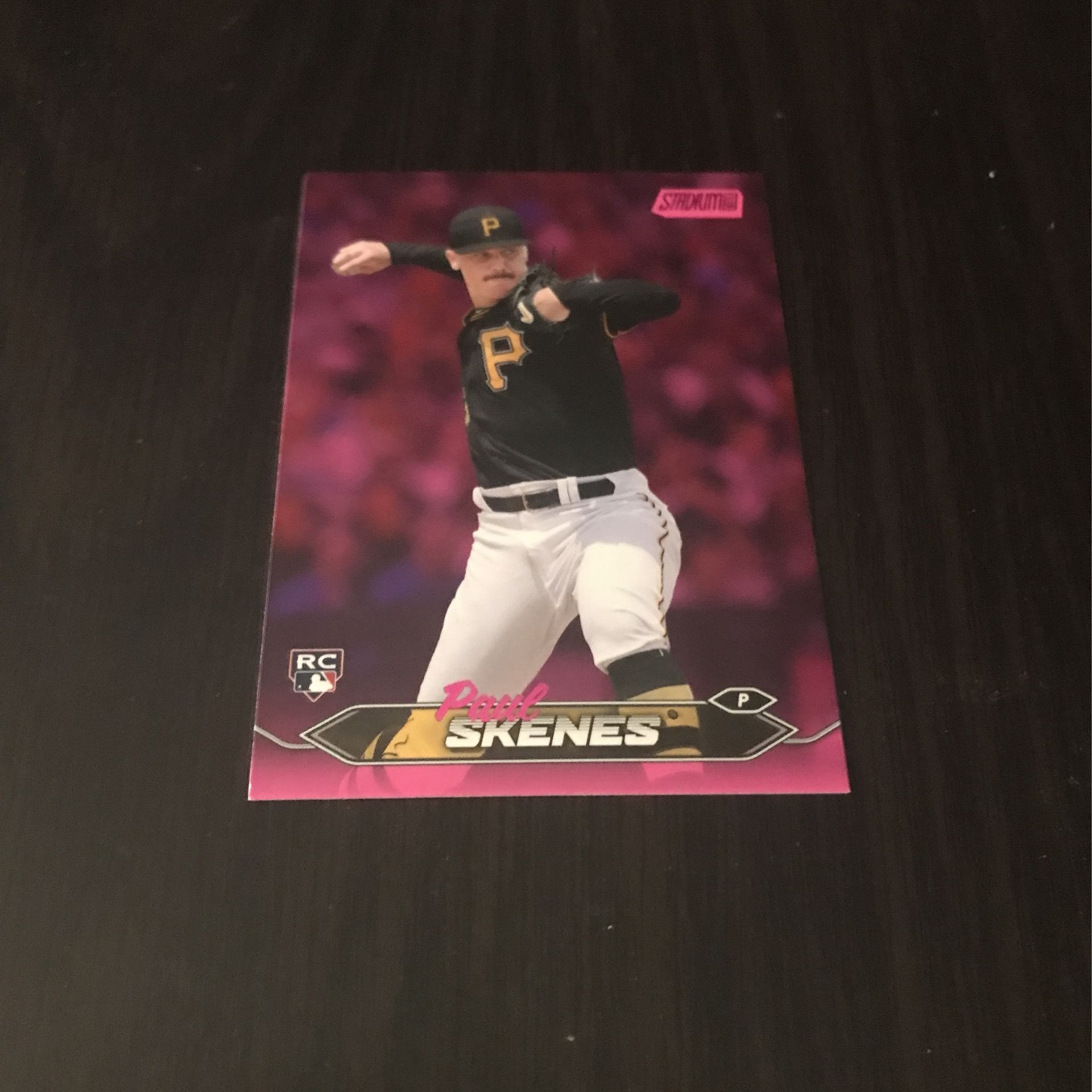 Paul Skenes Rookie Card 2024 Topps Stadium Club Pink Parallel