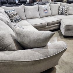 New Light Grey Velevet Sofa, Sectional