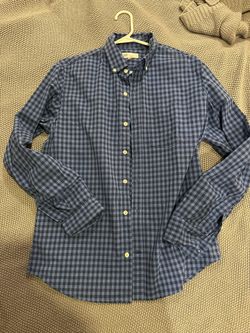 GAP blue Button Shirt Longe Sleeve Size Small 