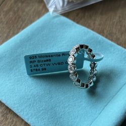 Silver And Diamond Ring