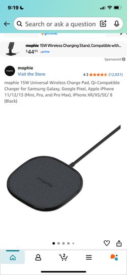 New In Box Mophie 15 W Wireless Charging Pad