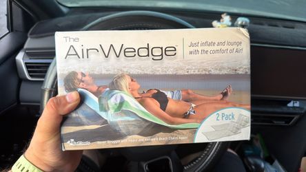 Inflatable beach chair