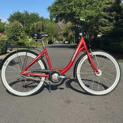 Crescent City Singlespeed 26” City Cruiser Step Through Bicycle 