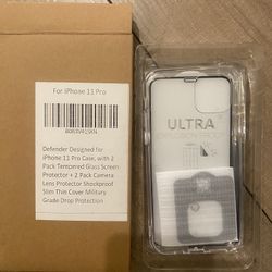 Iphone 11 Pro Case And 2 Pack Screen protectors 