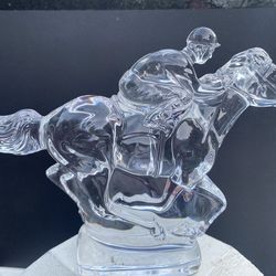 ✨Waterford  Crystal Horse and Jockey