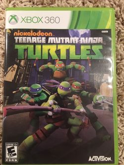 Xbox 360 Teenage Mutant Ninja Turtles Nickelodeon