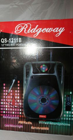 📢Bluetooth speaker sd card slot usb flash drive fm radio microphone included for karaoke🎶