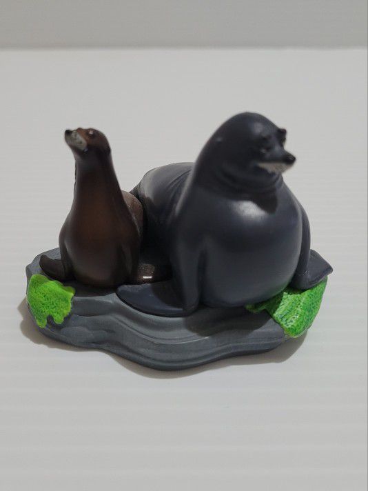 2015 Sea Lion Seal Fluke & Rudder 3" PVC Action Figure Disney Finding Nemo Dory.
