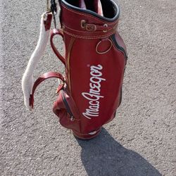 Vintage MacGregor Golf Bag Leather 