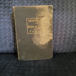 Original 1902 Memoranda Of Poisons By Thomas Hawkes Tanner