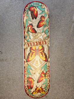 REAL Harry Lintell Cathedral skateboard deck 8.28"