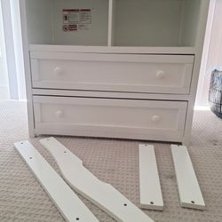 White Baby Changing Table & Dresser