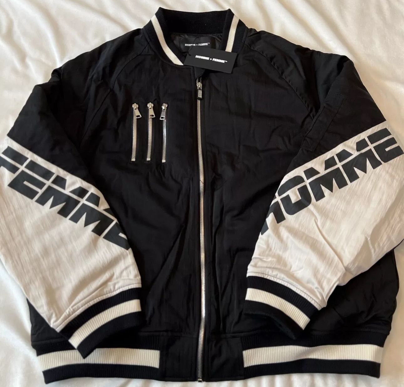 Homme Femme Classic Bomber Jacket