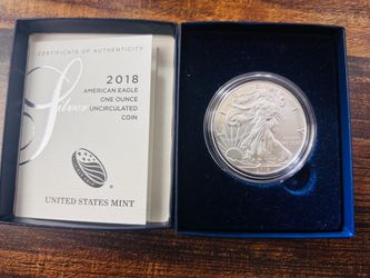 2018-W American Silver Eagle 🦅 Burnished Coin
