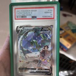Rayquaza V PSA 10