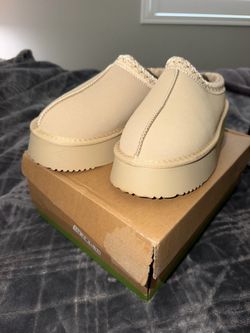 Cream Platform Slip-On Slippers