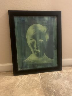 TWIGGY MODERN POP ART FRAMED PRINT 19x23