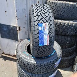 4 New Tires Installed/ 4 Llantas Nuevas Instaladas 265/70/17 Atlander AT Tires 