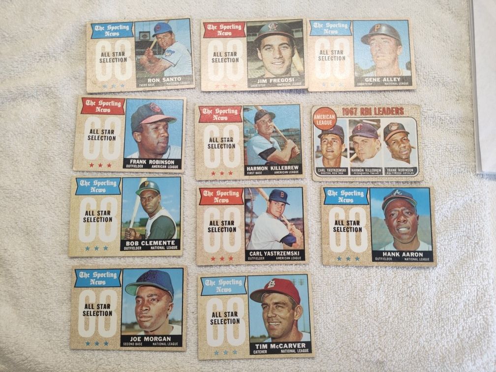 1968 HANK AARON ETC And 1 Card 1967
