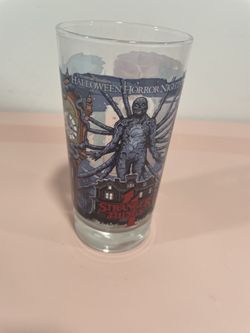 Stranger Things Universal Studios Halloween Horror Nights Glass Cup 2023