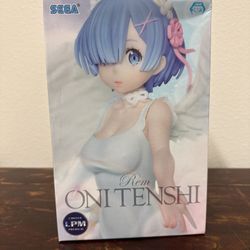 Rem Re:ZERO LPM Figure Oni Tenshi Angel Ver. Figure Sega
