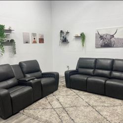 EASY BRAND NEW RECLINING SOFA AND LOVESEAT 
