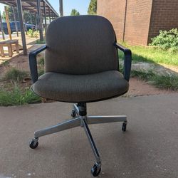 Brown Tweed HON Desk Chair 