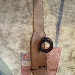 Brown Leather Rifle Case 