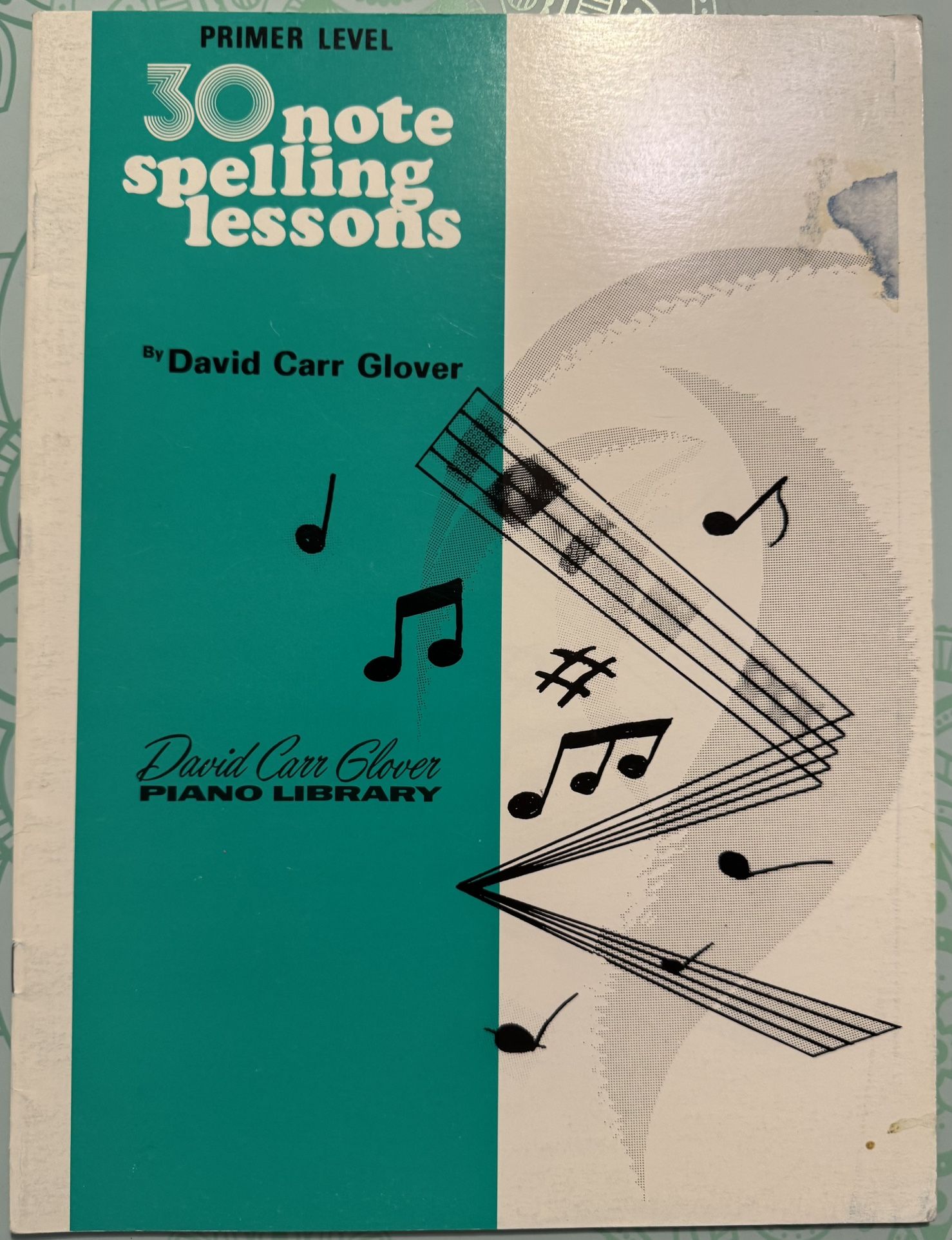 30 Note Spelling Lessons Piano Book Primer Level