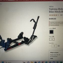 Yakima Holdup Hitch Mount Bike Rack