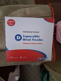 Disposable oral swabs