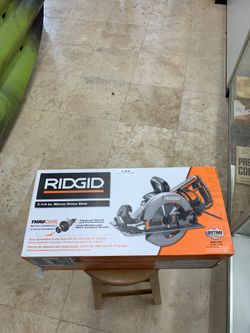 Ridgid worm drive circular saw new in box. $180 retail