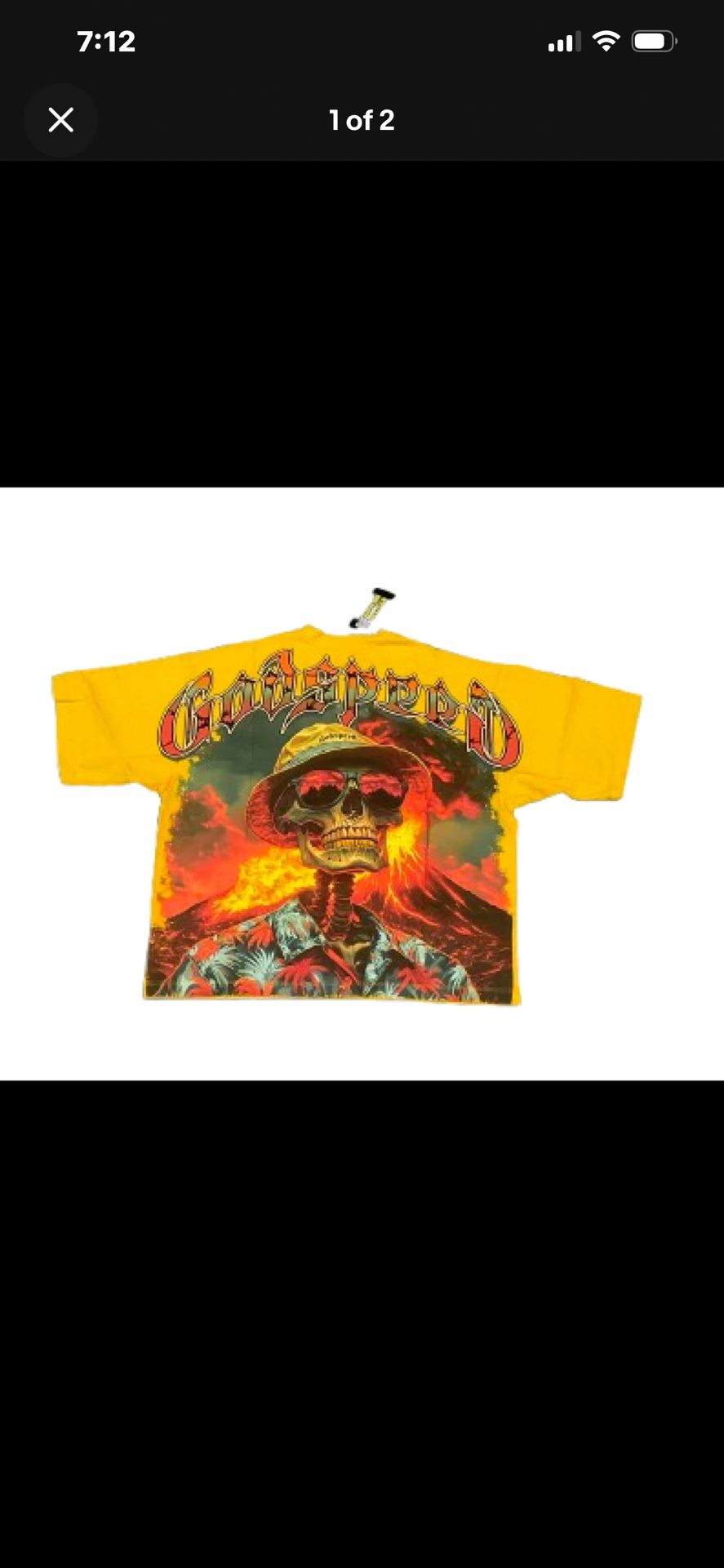 Godspeed T Shirt. Xxl