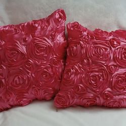 Vibrant New Fuchsia Decorative Pillows (Set Of 2) 