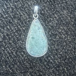 925 Sterling Silver Turquoise Pendant