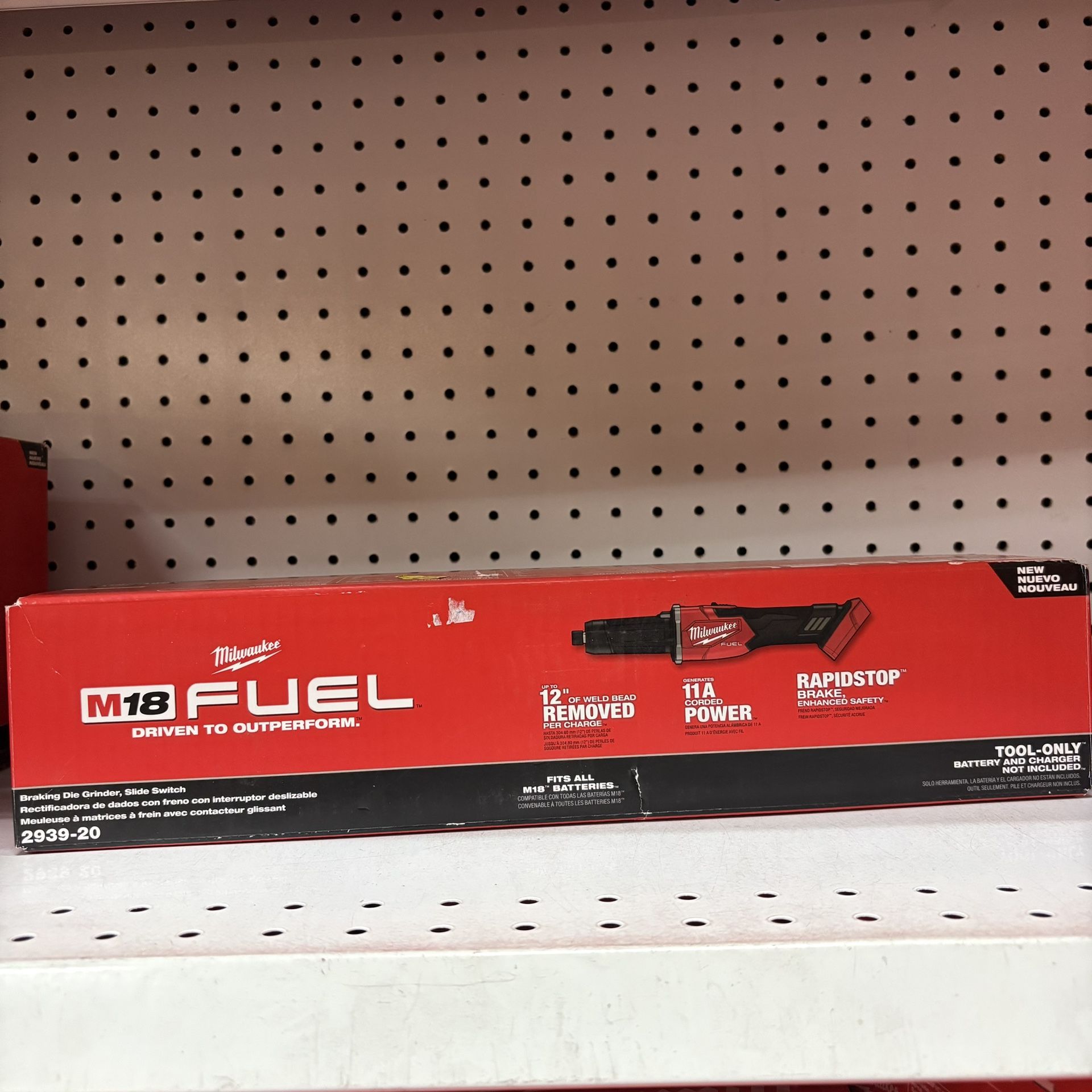 Milwaukee New Die Grinder M18 Fuel Brushless