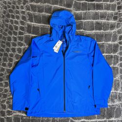 Adidas Terrex Multi Rain.rdy Hiking Rain Jacket Mens Size XL - Blue - HA2305