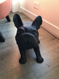 Plastic dogs decor