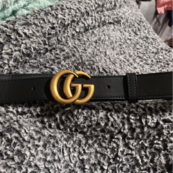 Black Gucci Belt 