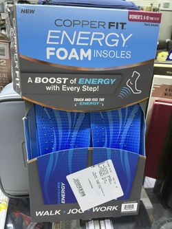 Copper Fit Energy Foam Insoles