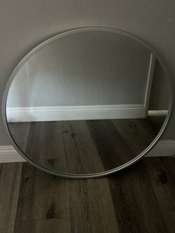 Silver Frame 30 Inch Mirror
