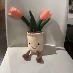 Cute Tulip Plushie + Free Stickers 
