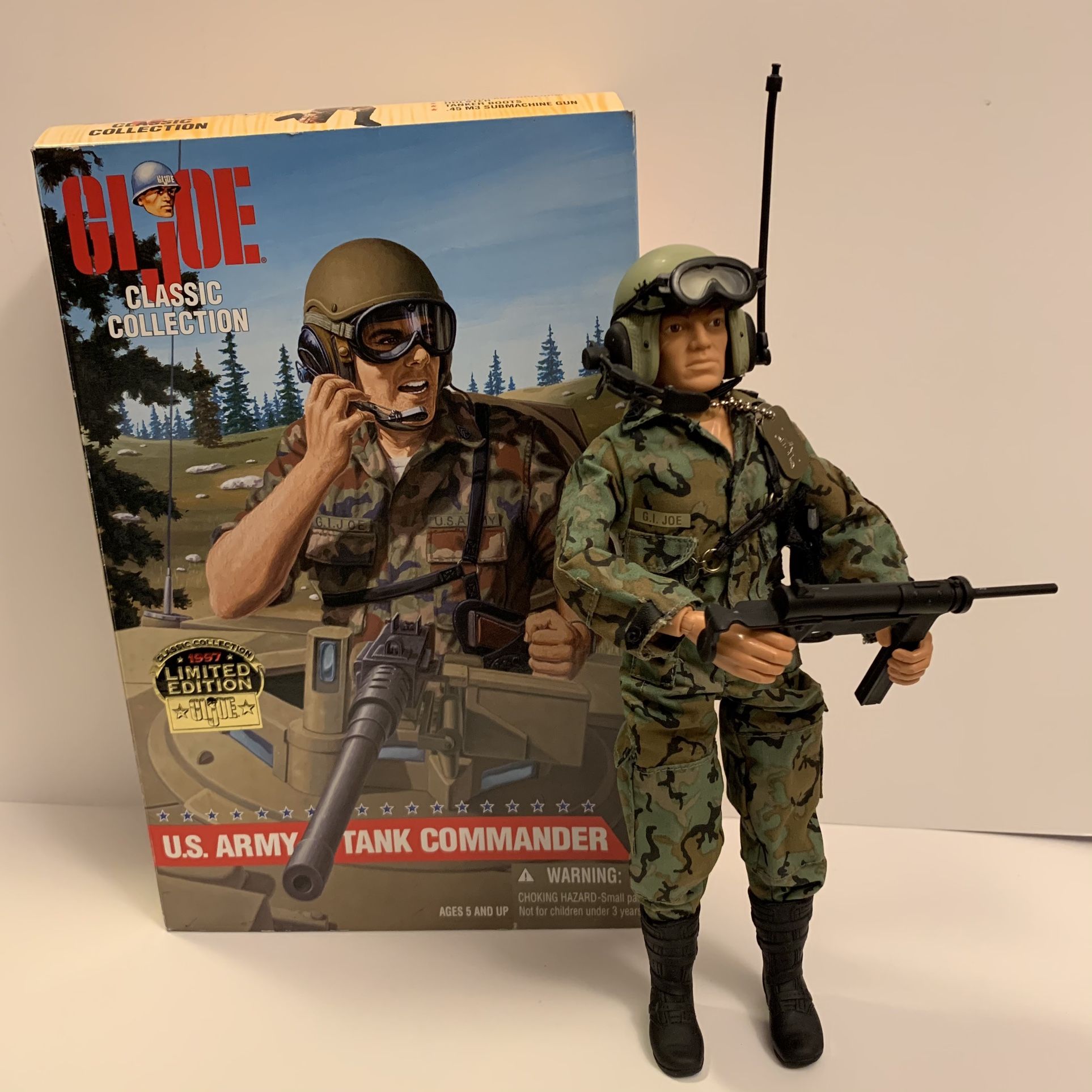 1997 GI Joe Classic Collection U.S. ARMY TANK COMMANDER Limited Edition