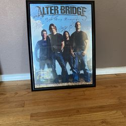 Signed Alter Bridge Poster