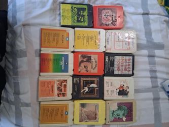 Vintage 8 track tapes