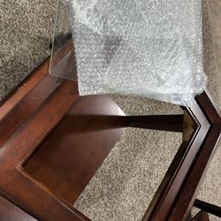 Two Brown Side/couch Tables