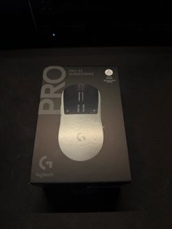 Logitech G PRO X2 SUPERSTRIKE Wireless Gaming Mouse - Black/White
