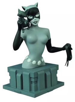 SDCC San Diego Comic Con 2015 Batman Animated Catwoman Black and White Bust