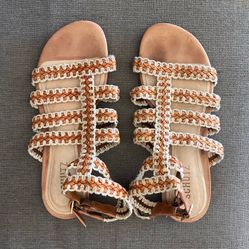 Schutz Boho leather sandals